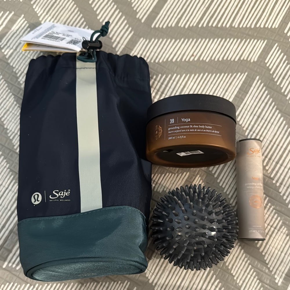 Lululemon and Saje Yoga Set